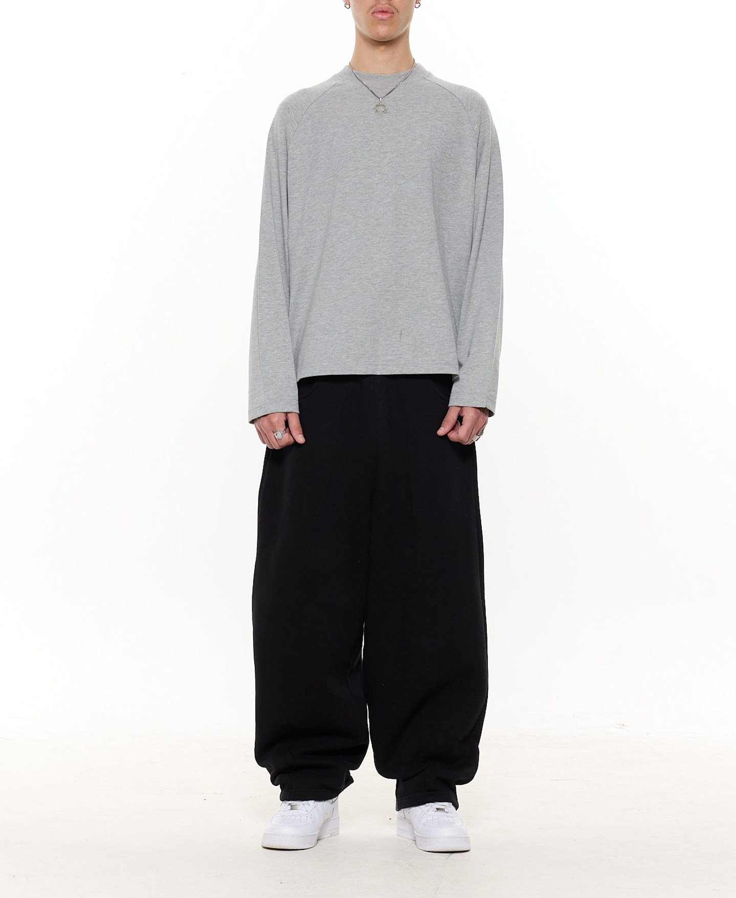 300 GSM 'Heather Gray' Long Sleeves T-shirt