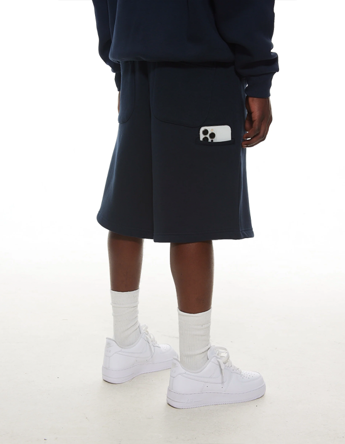 350 GSM "NAVY" COZY SHORTS