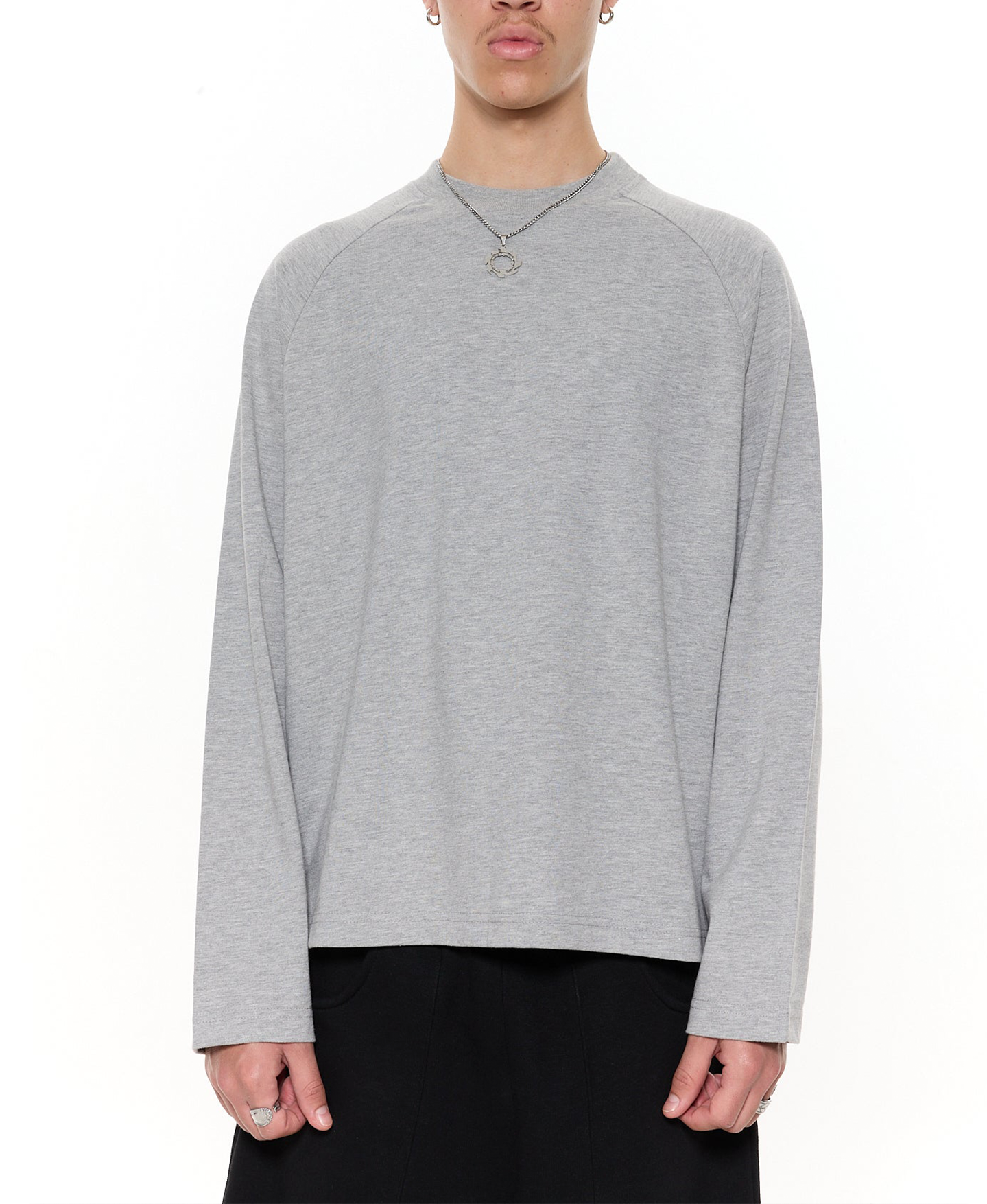 300 GSM 'Heather Gray' Long Sleeves T-shirt