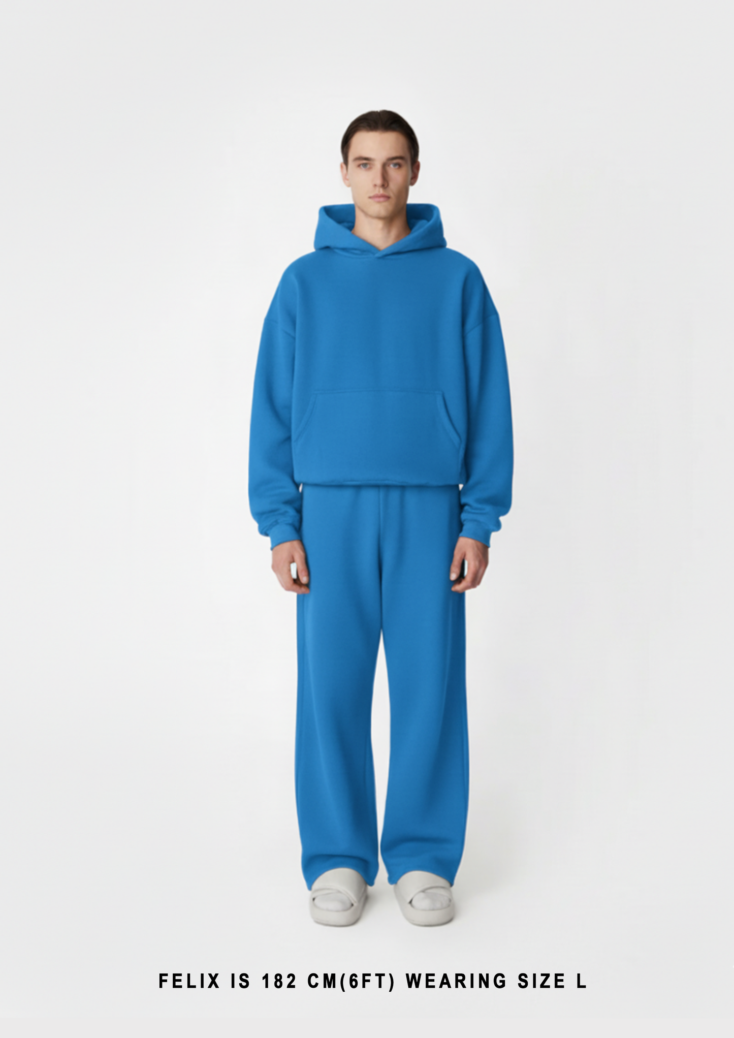 400 GSM "Royal Blue" Straight Sweatpants
