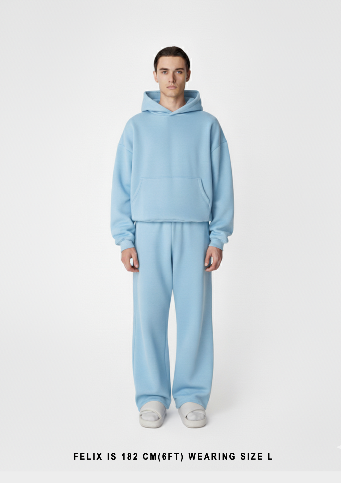 400 GSM "Glacier" Straight Sweatpants