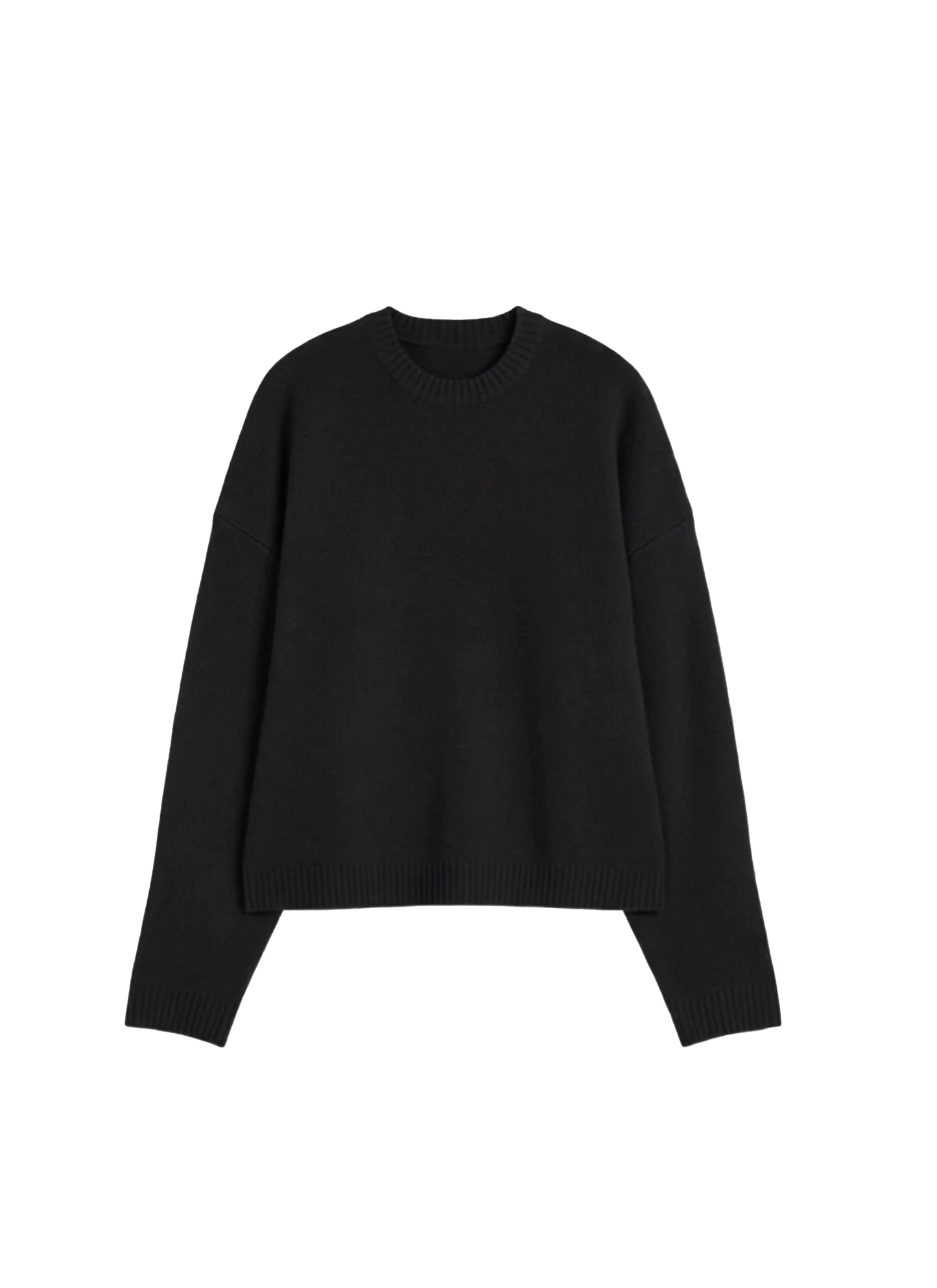 Jacquard Knitwear "Black" Sweater