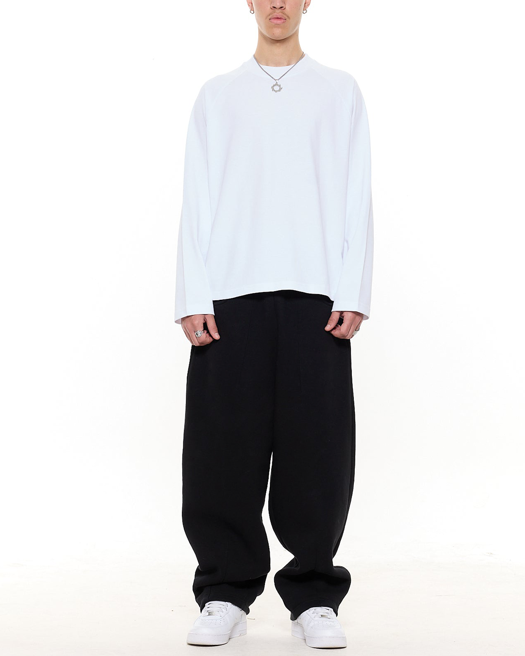 300 GSM 'White' Long Sleeves T-shirt