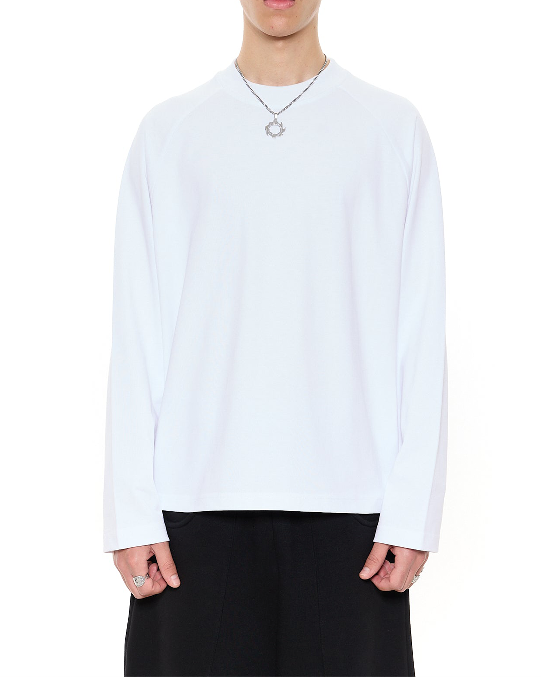 300 GSM 'White' Long Sleeves T-shirt