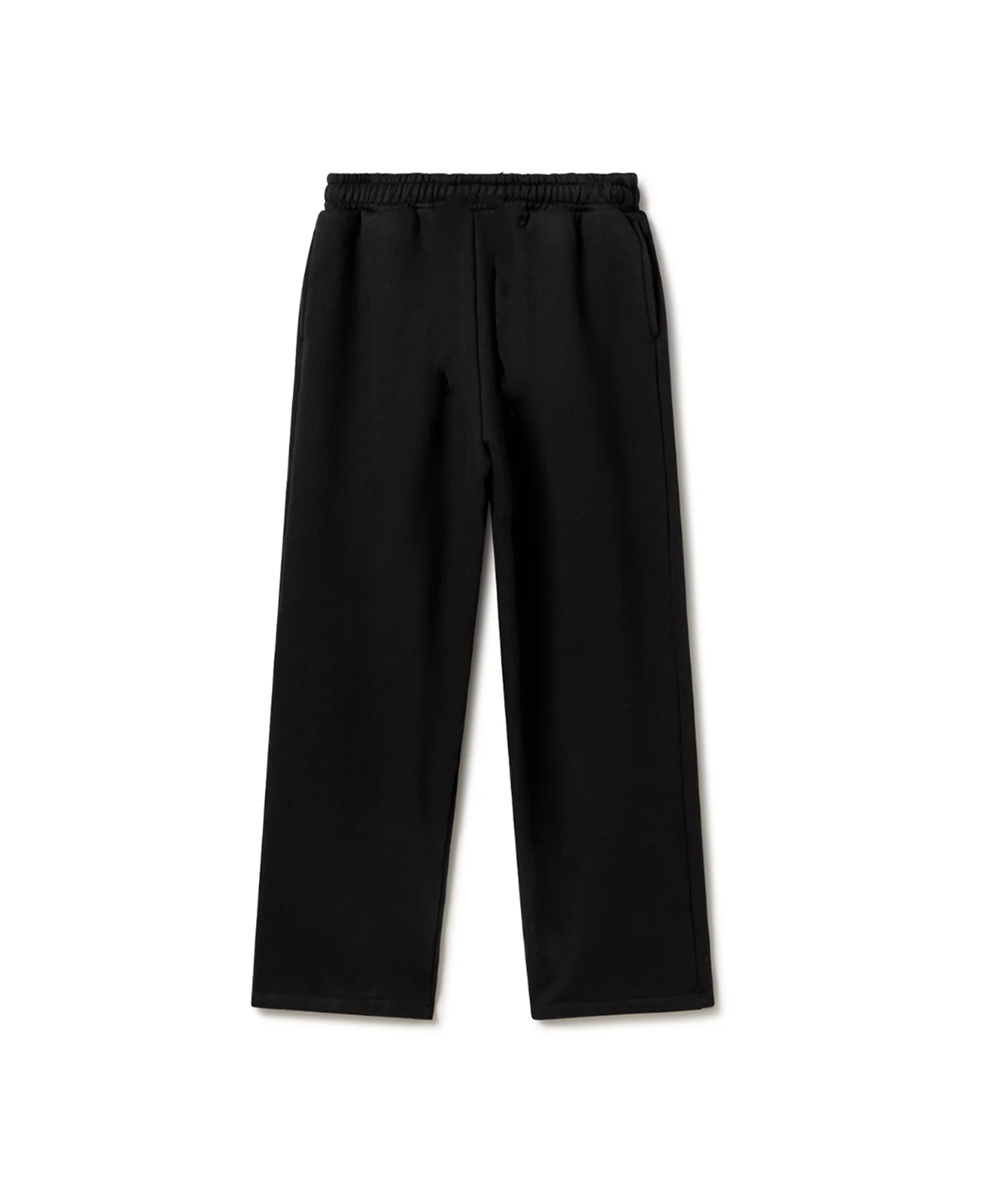 400 GSM "Black" Straight Sweatpants
