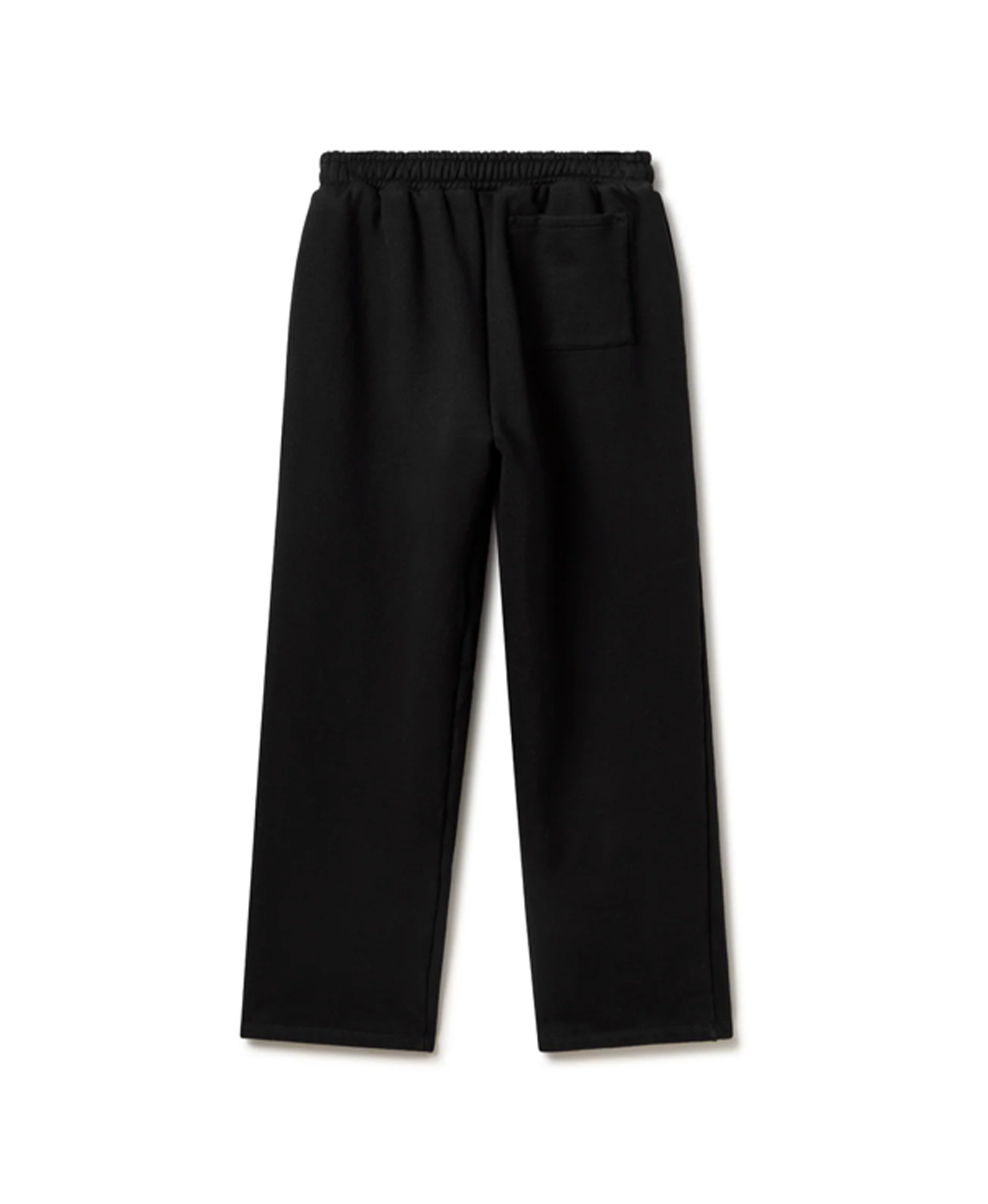 400 GSM "Black" Straight Sweatpants