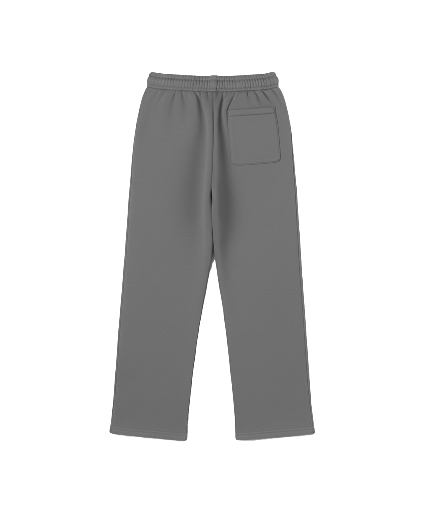 400 GSM "Deep Grey" Straight Sweatpants