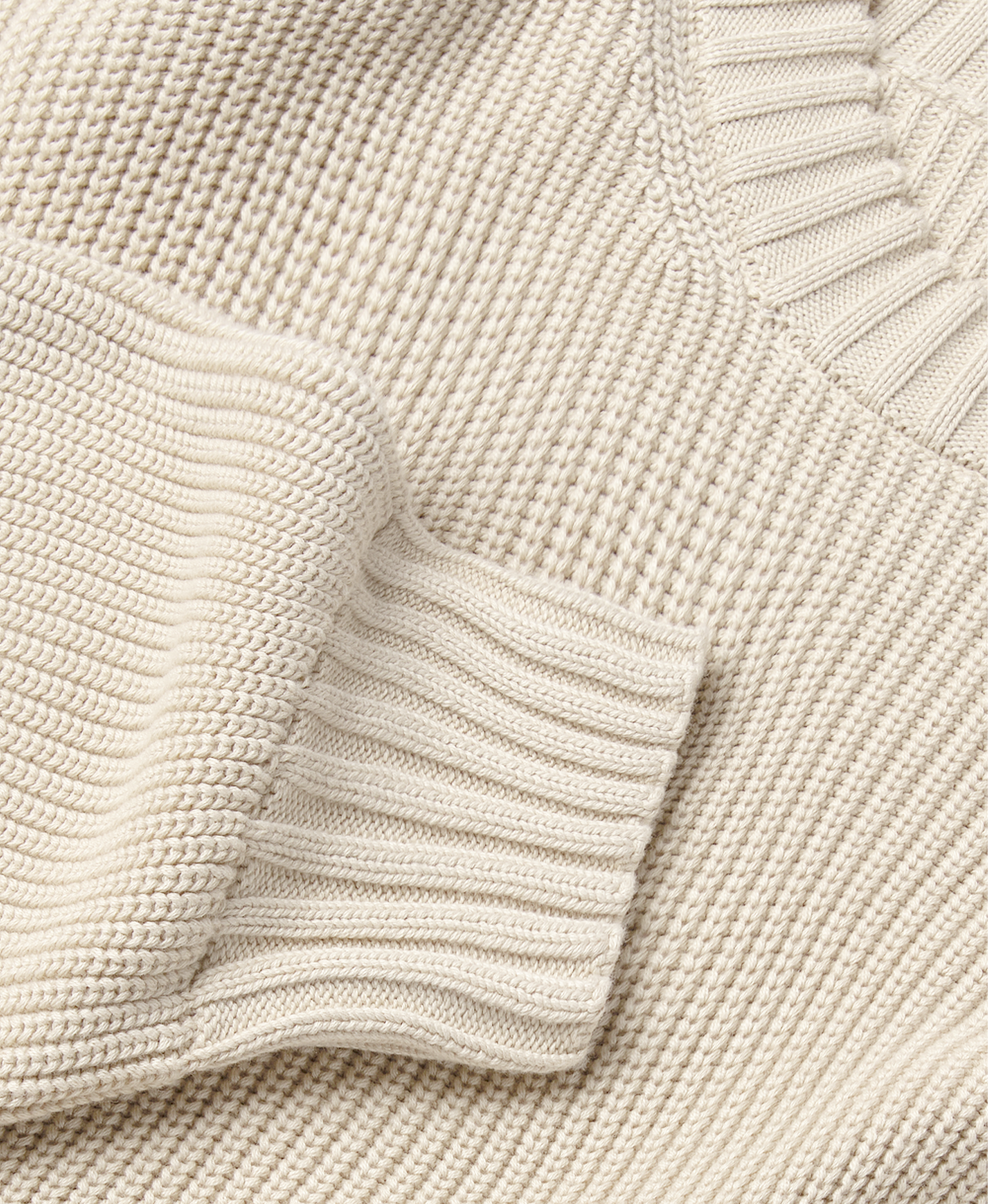 'CREAM' Knit Sweater