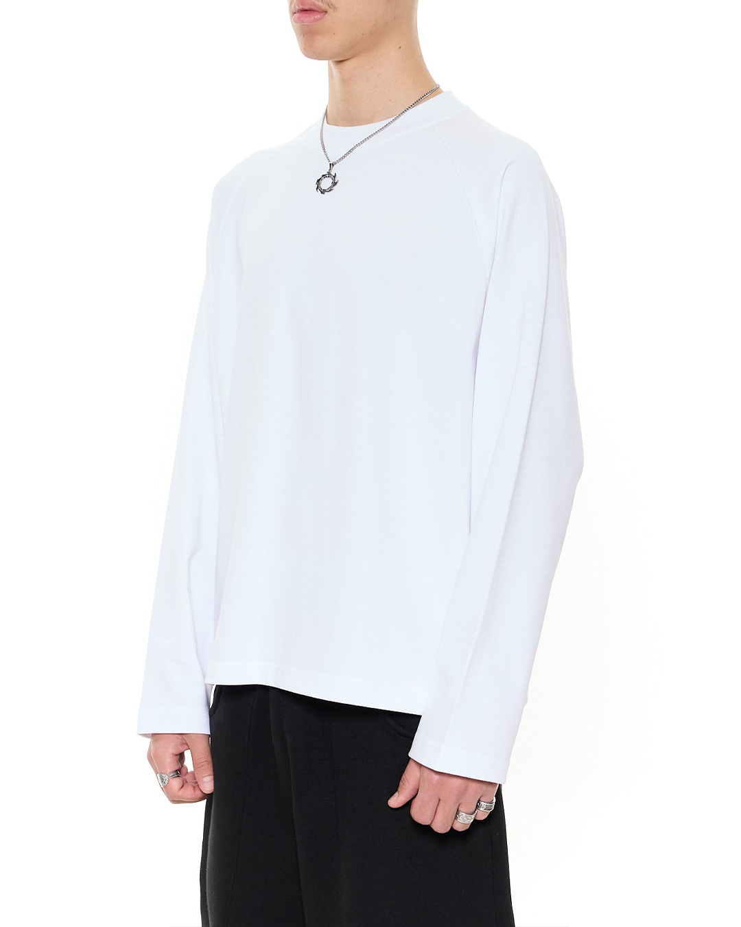 300 GSM 'White' Long Sleeves T-shirt