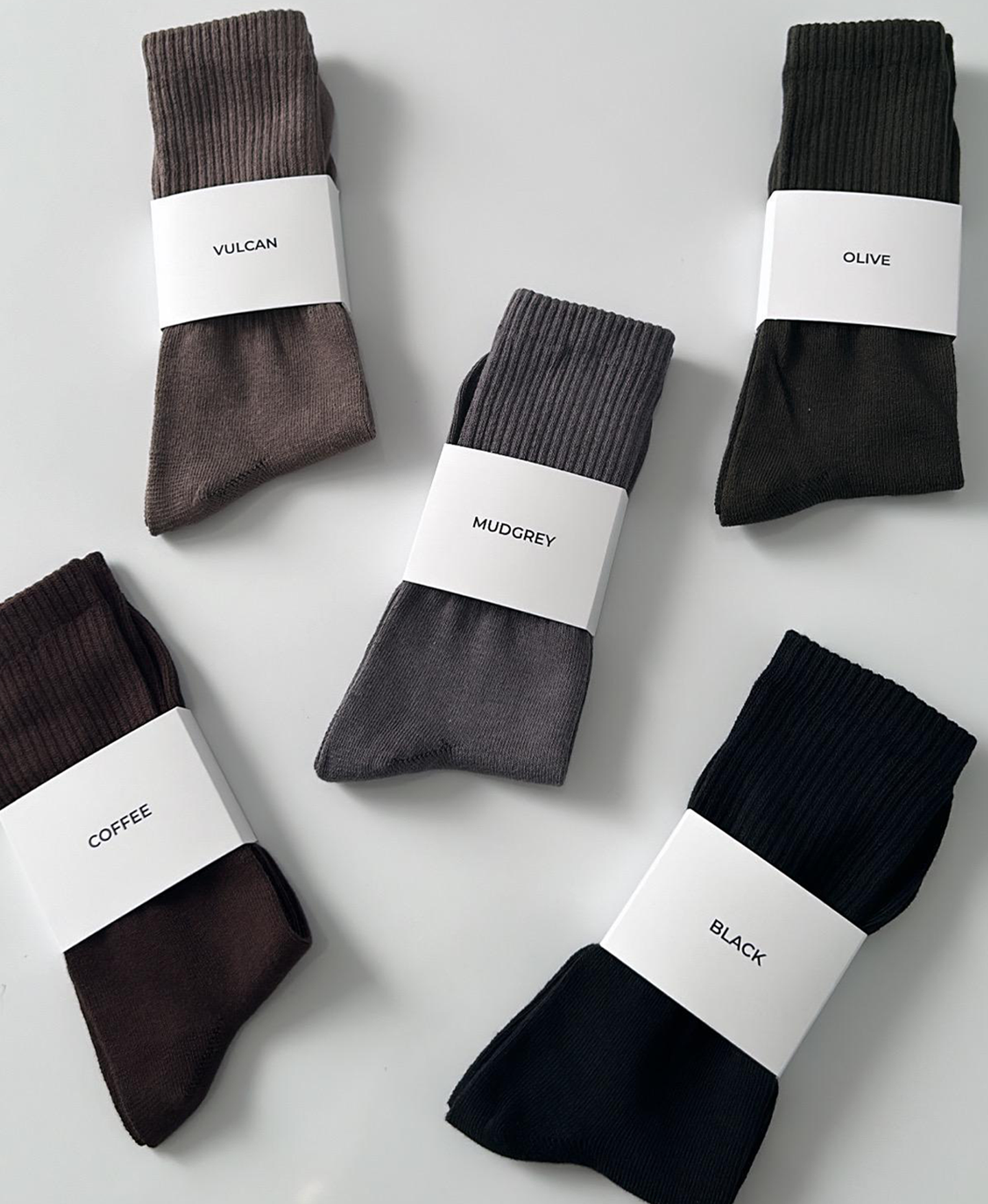Knitted Cotton Sock - Vulcan