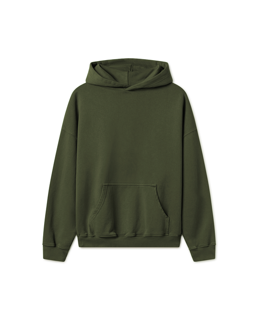 400 GSM "Deep Olive" Hoodie