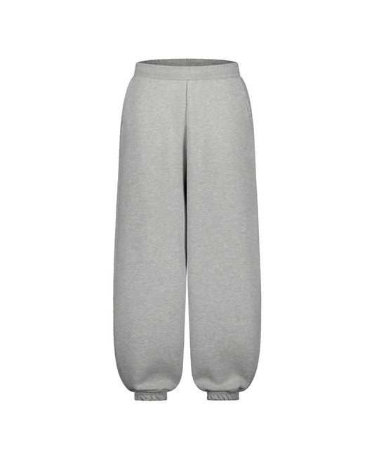 350 GSM 'Heather GREY' BAGGY SWEATPANTS