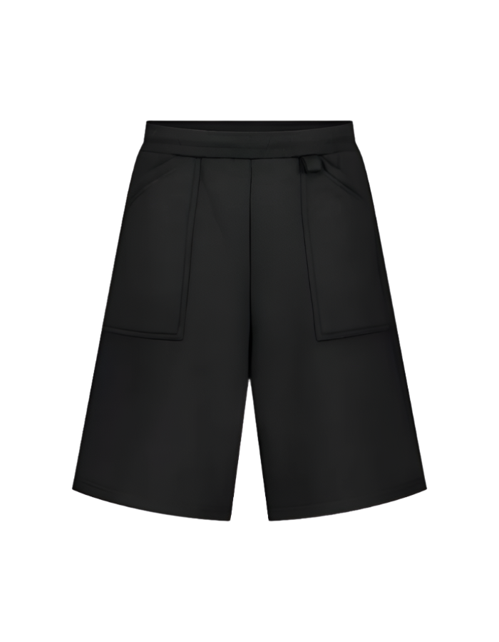 350 GSM "BLACK" COZY SHORTS