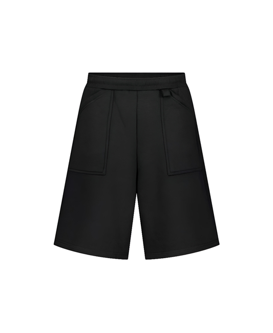 350 GSM "BLACK" COZY SHORTS