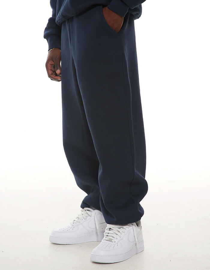 350 GSM 'Navy' BAGGY SWEATPANTS