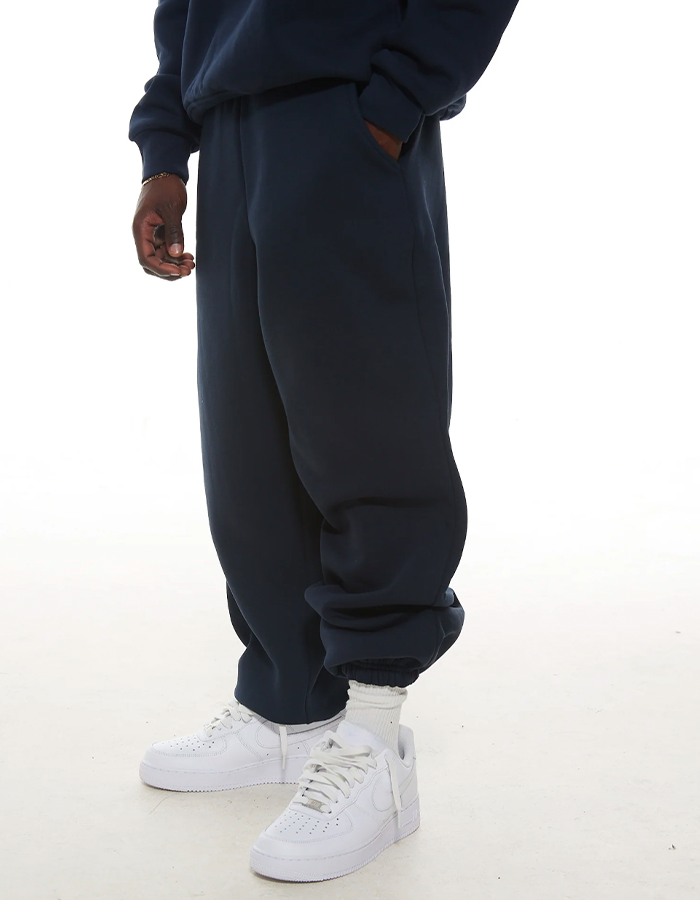 350 GSM 'Navy' BAGGY SWEATPANTS