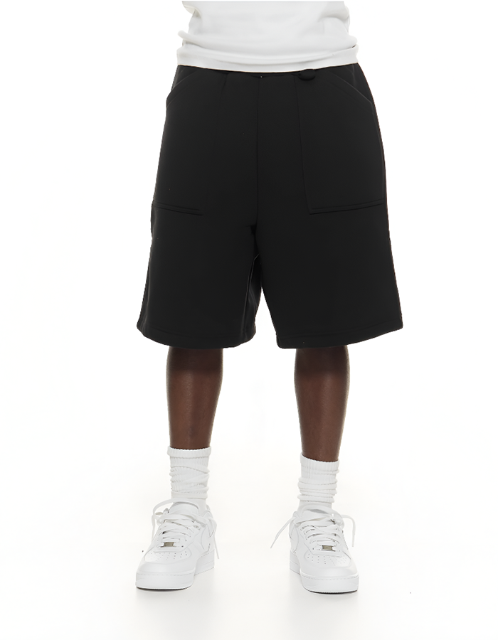 350 GSM "BLACK" COZY SHORTS