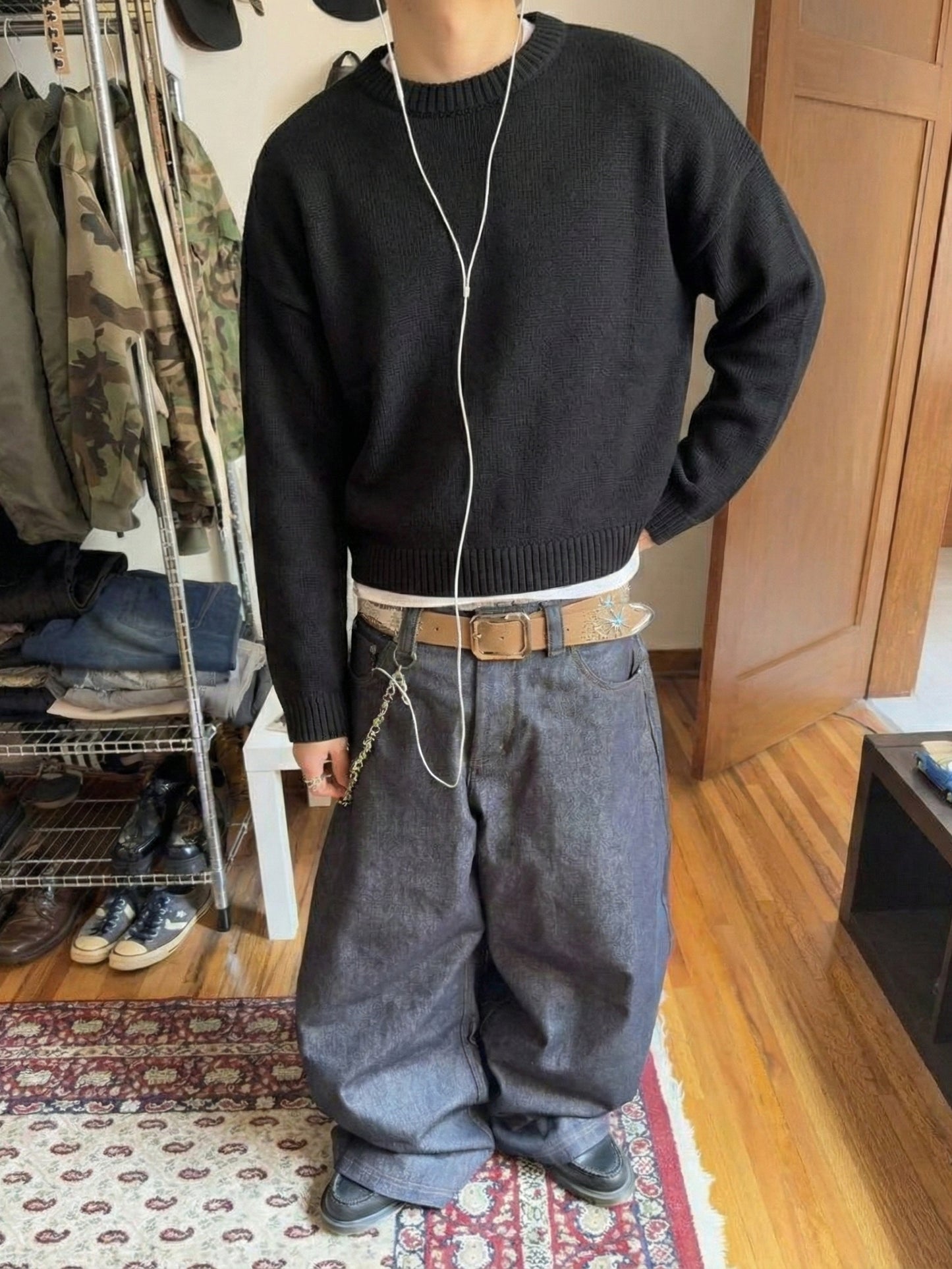 Fine Knit “Black” Sweater