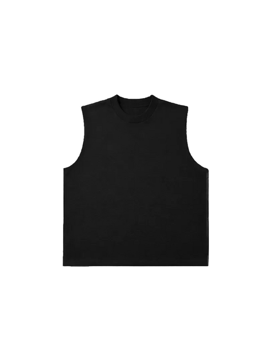 240 GSM ‘BLACK’ MUSCLE TEE (Ships May 30th)