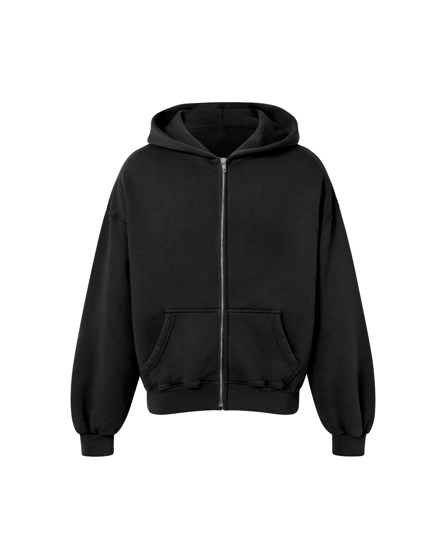 Black Zip Hoodie