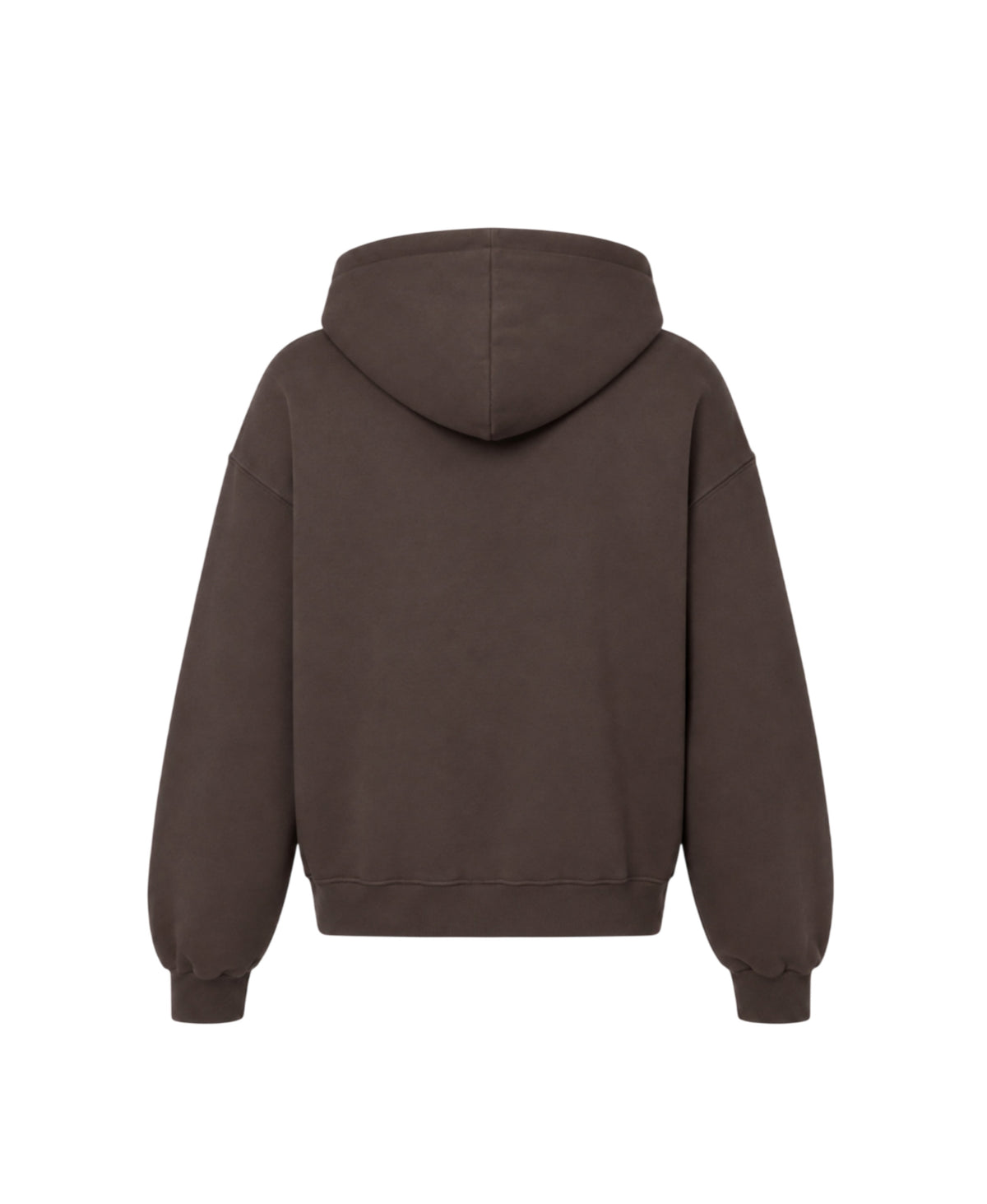 400 GSM 'Coffee' DOUBLE ZIP HOODIE