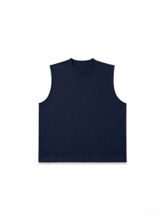 240 GSM ‘NAVY’ MUSCLE TEE