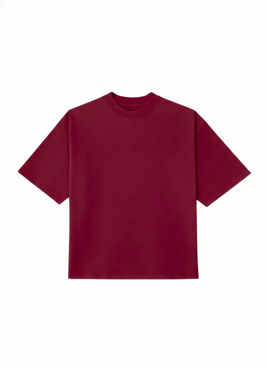 300 GSM "Burgundy" T-shirt