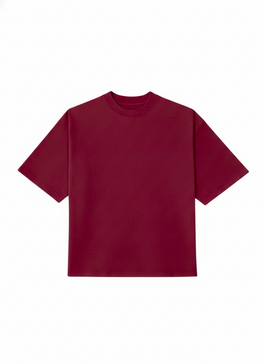 300 GSM "Burgundy" T-shirt (Ships March 20th)