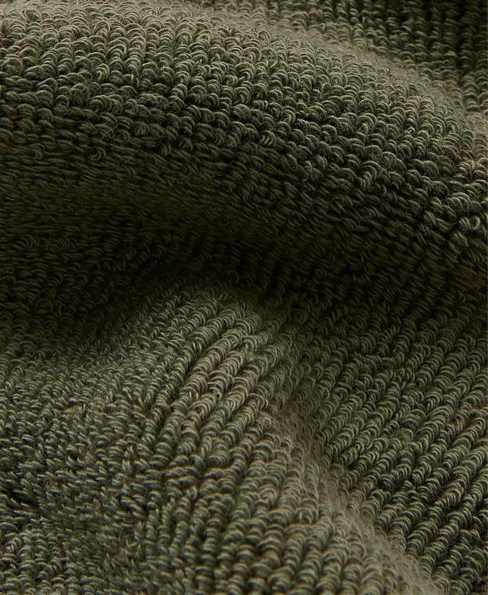 Boucle 'Deep-Olive' Socks