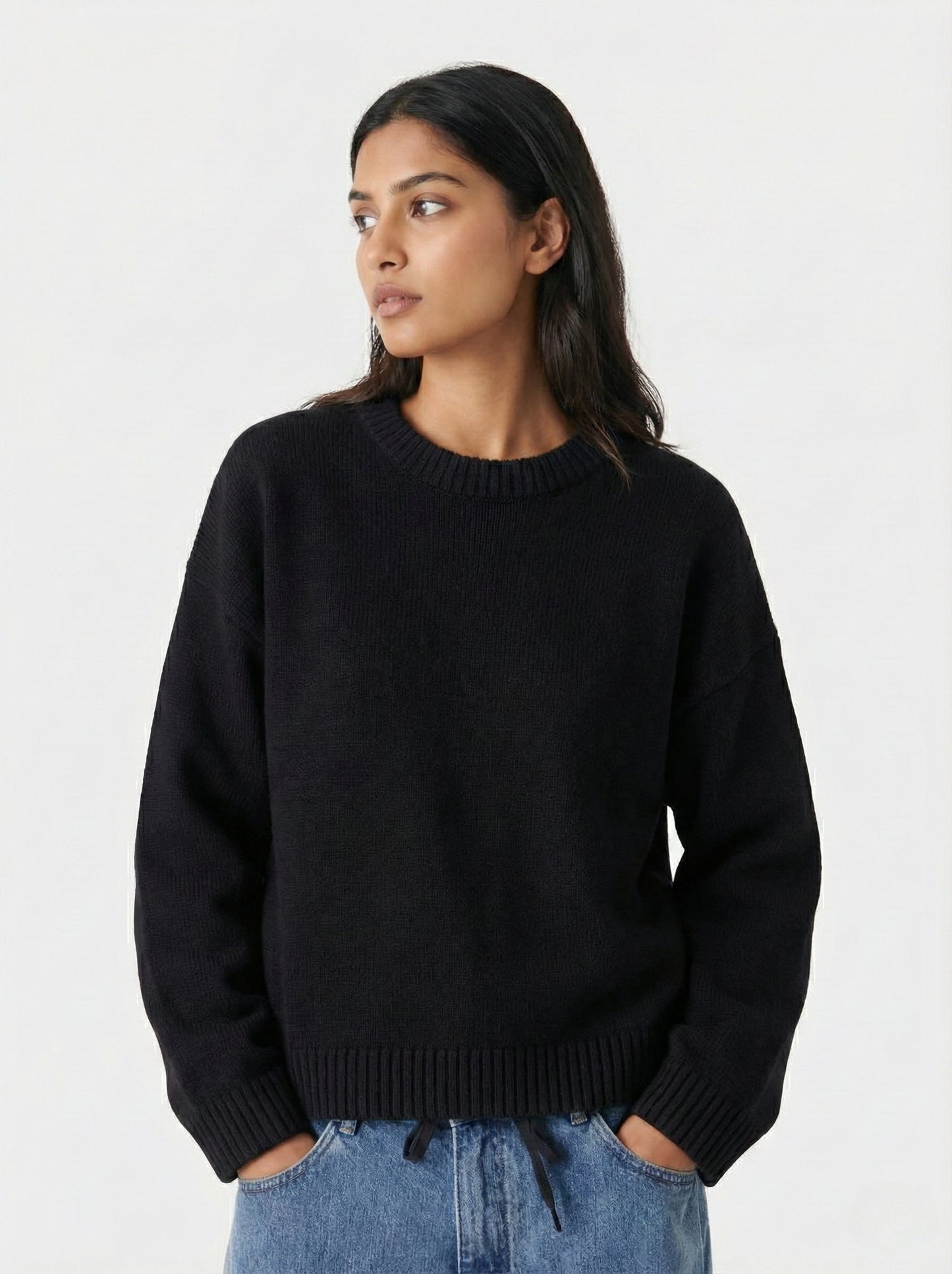 Fine Knit “Black” Sweater