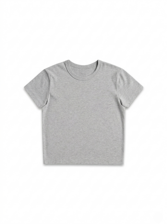 240 GSM ‘HEATHER GRAY’ BABY TEE (Ships May 30th)