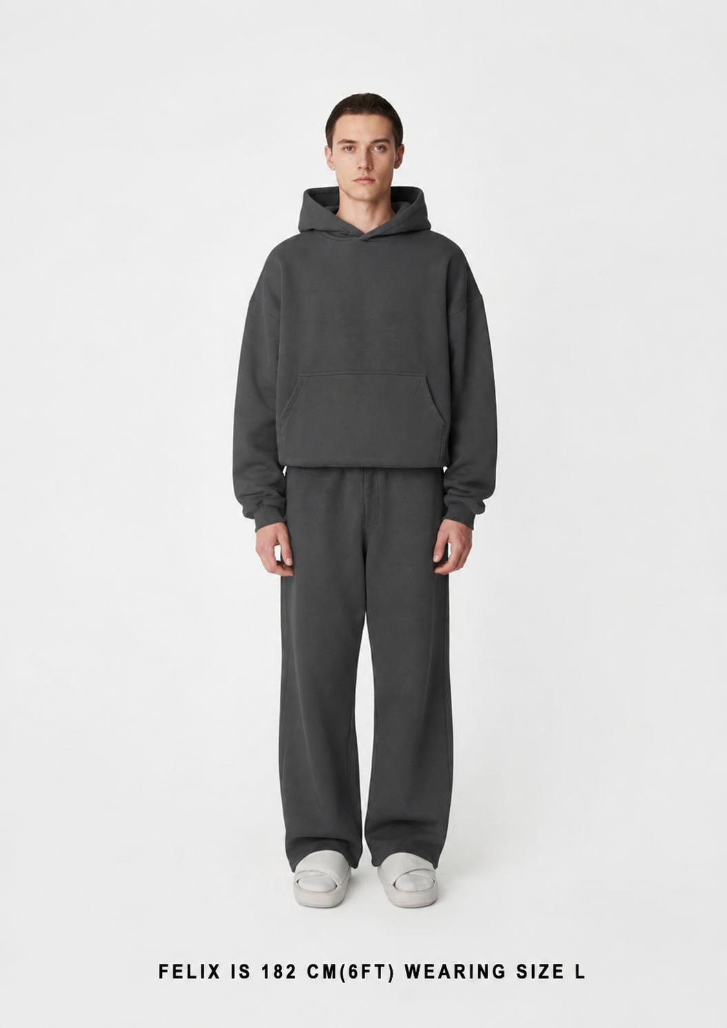 400 GSM "Deep Grey" Hoodie