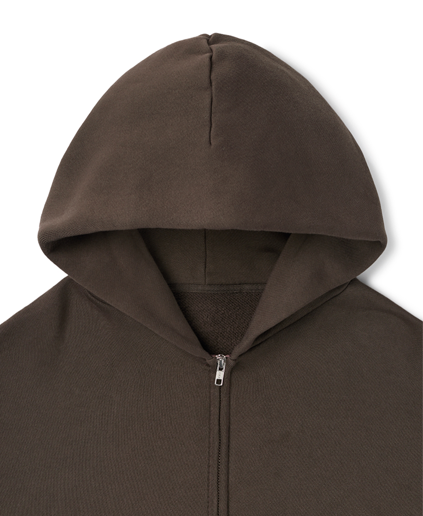 'DARK CHOCOLATE' DOUBLE ZIP HOODIE