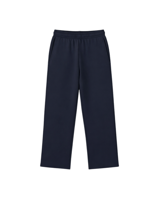 400 GSM "Navy" Straight Sweatpants