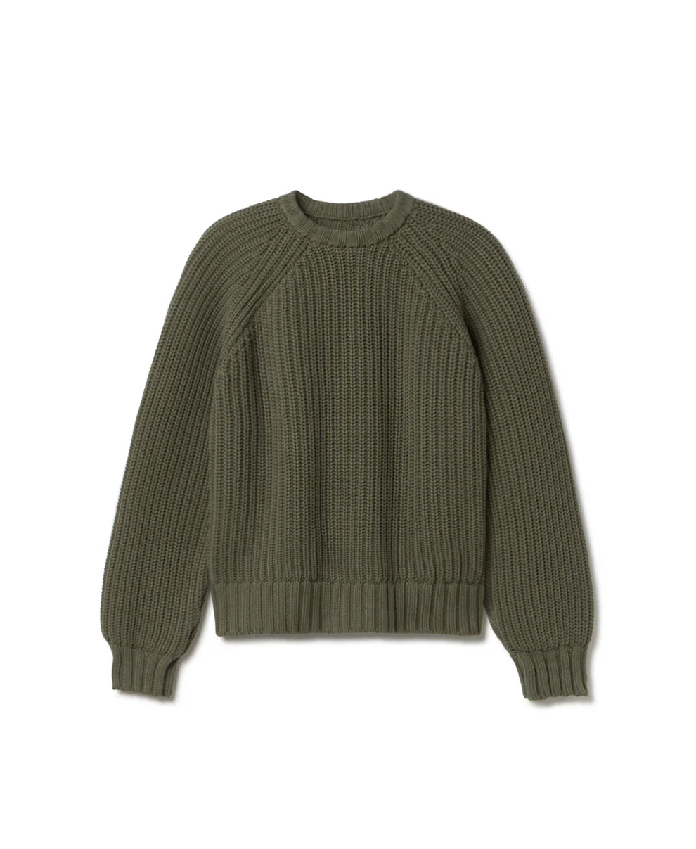 5 GAUGE ‘Deep-Olive’ KNIT SWEATER