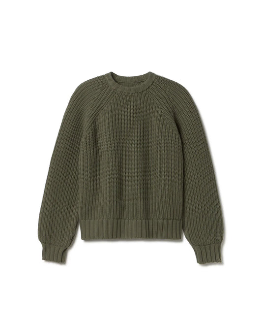 5 GAUGE ‘Deep-Olive’ KNIT SWEATER