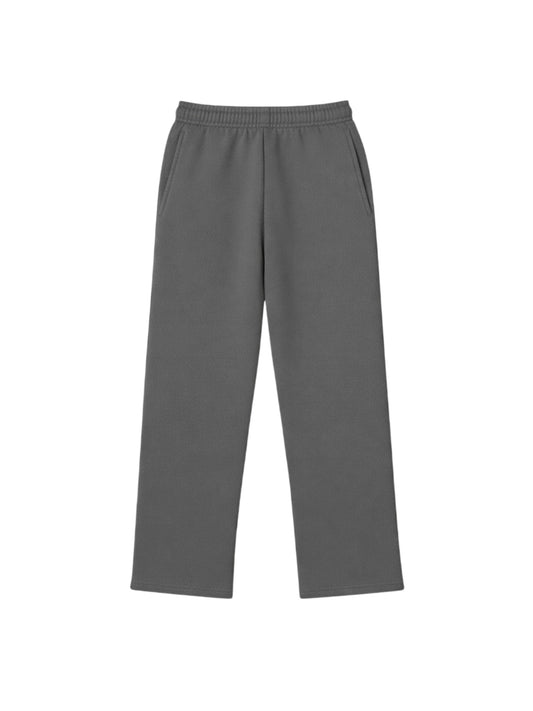 400 GSM "Deep Grey" Straight Sweatpants