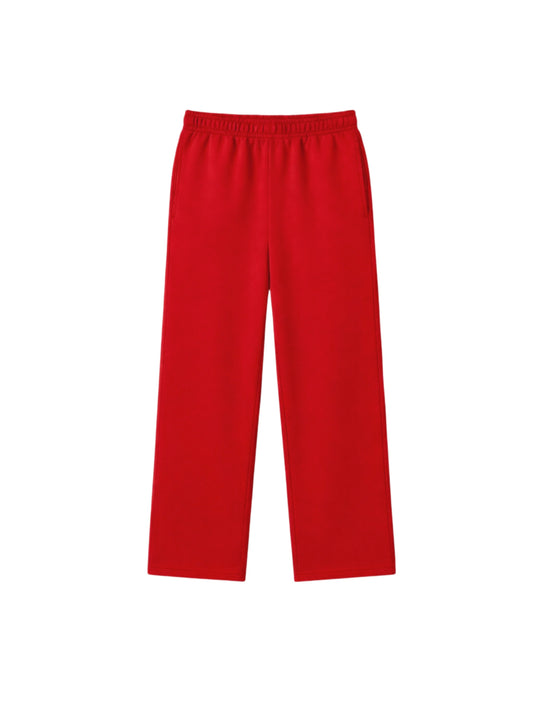 400 GSM "Red" Straight Sweatpants