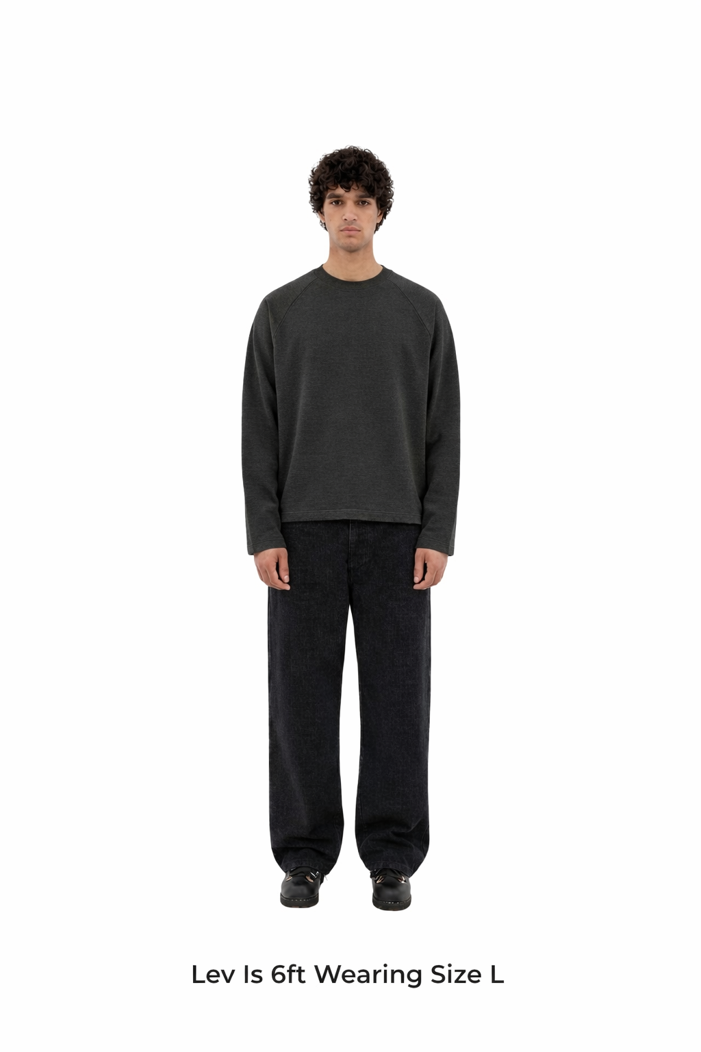 300 GSM 'Anthracite' Long Sleeves