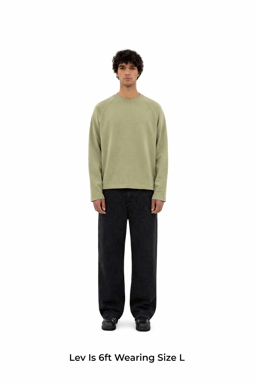 300 GSM 'Sage Green' Long Sleeves