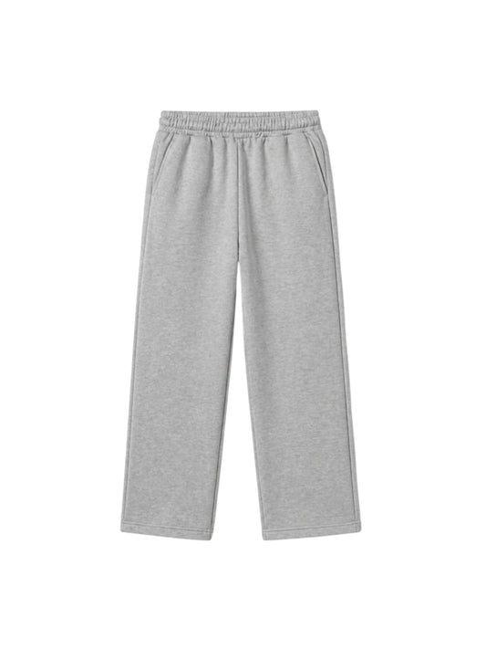 400 GSM "Heather Grey" Straight Sweatpants