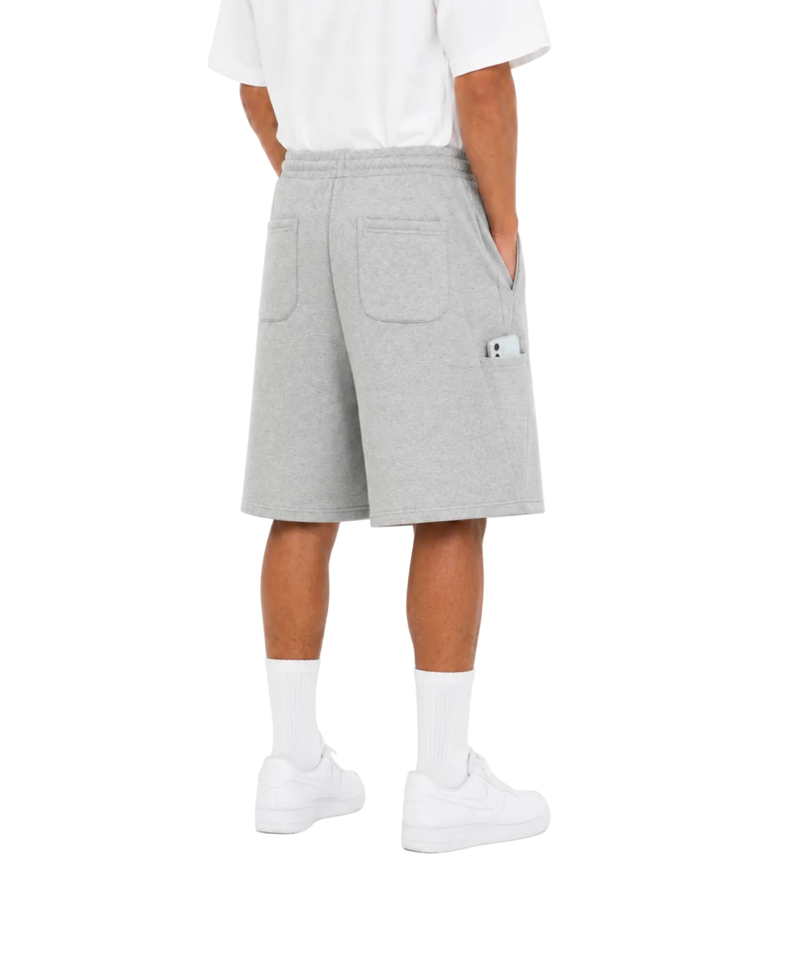 350 GSM ‘HEATHER GREY’ COZY SHORTS