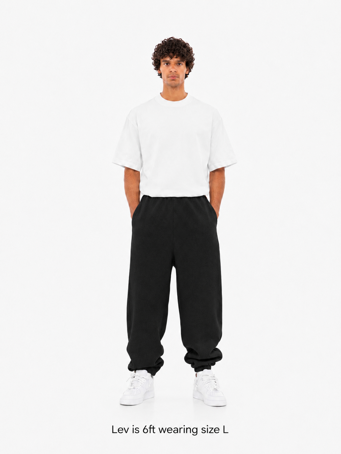 350 GSM ‘BLACK’ Baggy Sweatpants