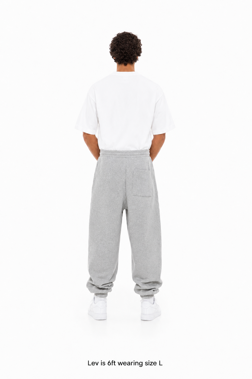 350 GSM ‘HEATHER GREY’ Baggy Sweatpants