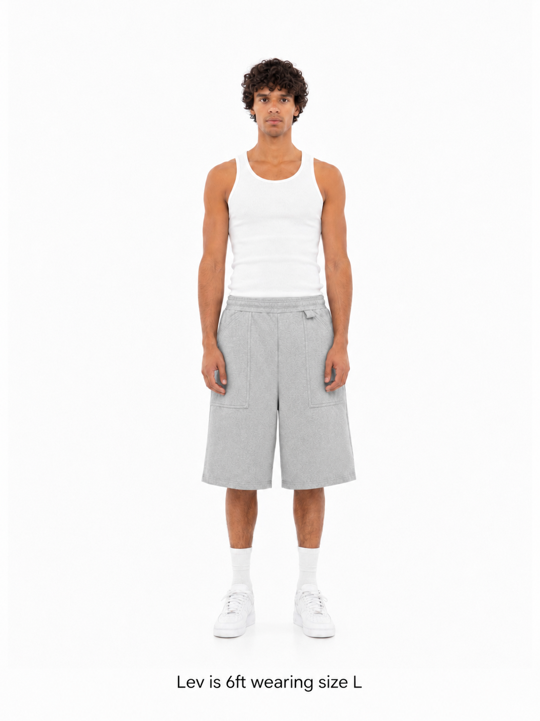 350 GSM ‘HEATHER GREY’ COZY SHORTS