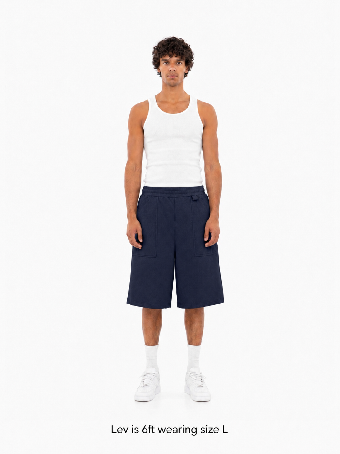 350 GSM ‘NAVY’ COZY SHORTS