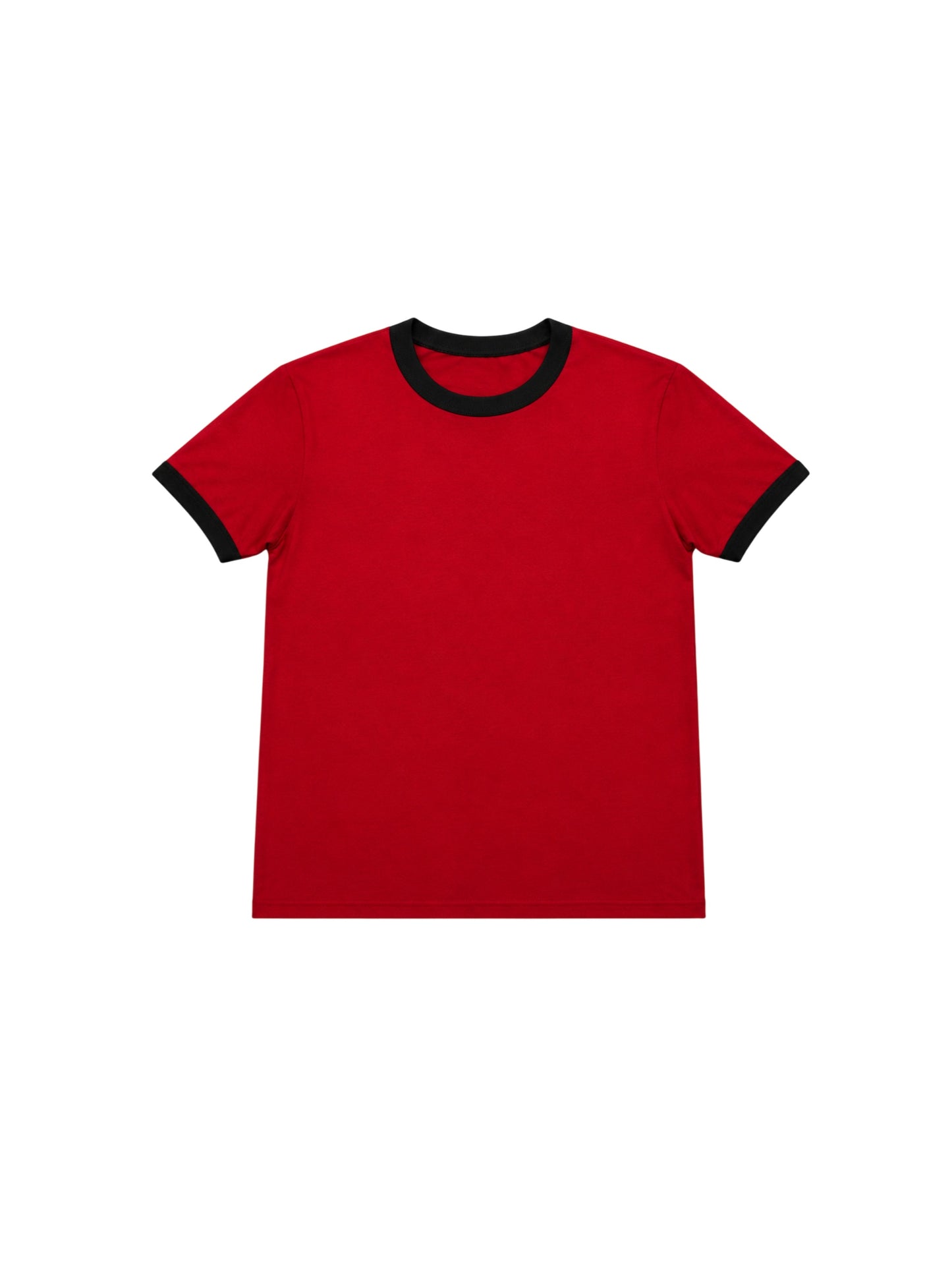 240 GSM ‘Red & Black’ Ringer Tee