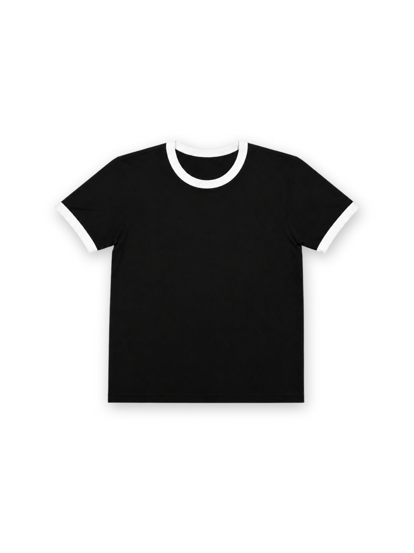 240 GSM ‘Black & White’ Ringer Tee (Ships July 4th)