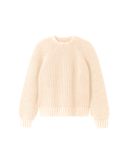5 GAUGE ‘Off-White’ KNIT SWEATER