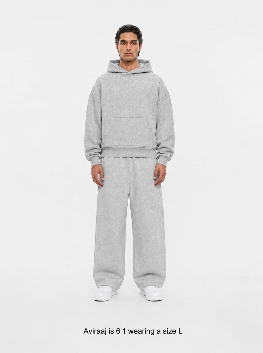 400 GSM "Heather Grey" Hoodie